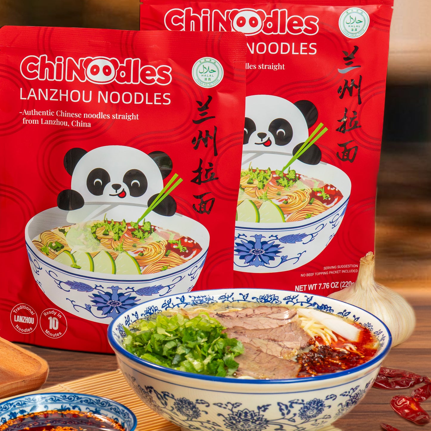 ChiNoodles Lanzhou Noodles Beef Flavor